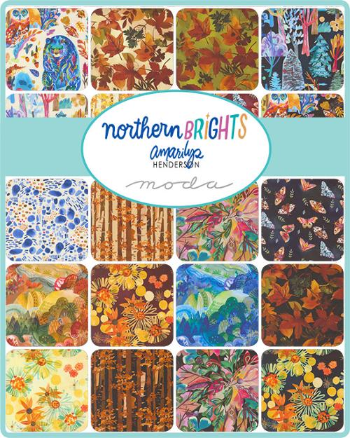 Northern Brights Jelly Roll® 21850JR Moda Precuts 100% cotton fabric quilt strips by Amarilys Henderson