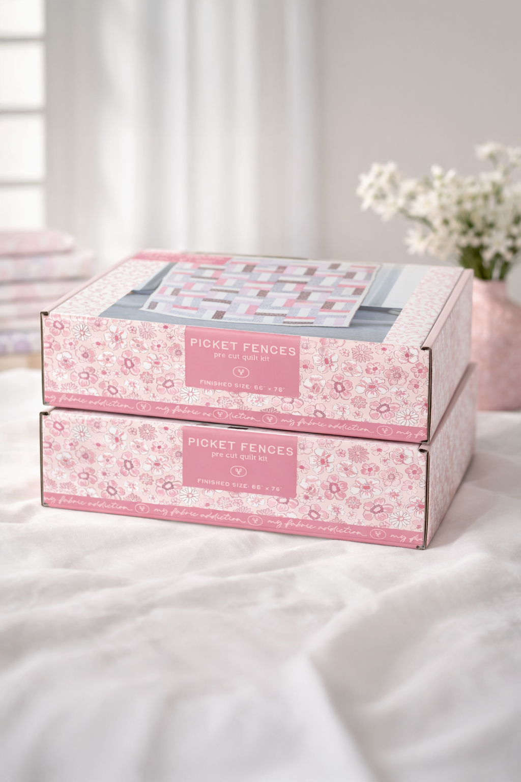 Picket Fences  Pre-Cut Ready-To-Sew Quilt Kit