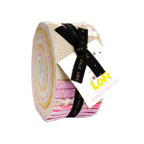 Lofi Linens Jelly Roll® RS1129JR Ruby Star Precut 100% cotton fabric quilt strips by Rashida Coleman Hale