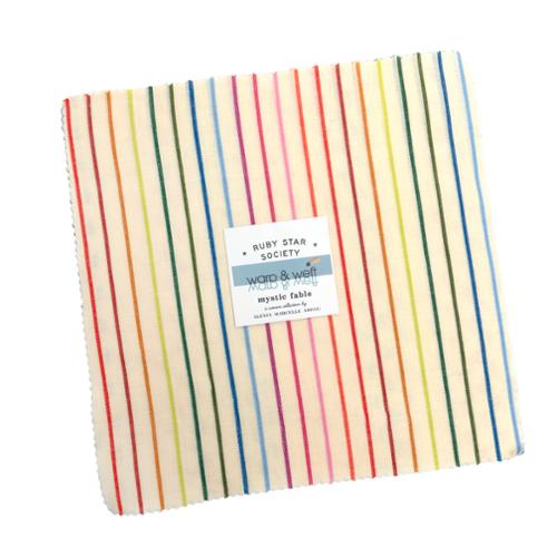 Warp Weft Mystic Layer Cake® RS4123LC Ruby Star Precut 100% cotton quilting fabric 10" squares quilt fabric by Alexia Abegg