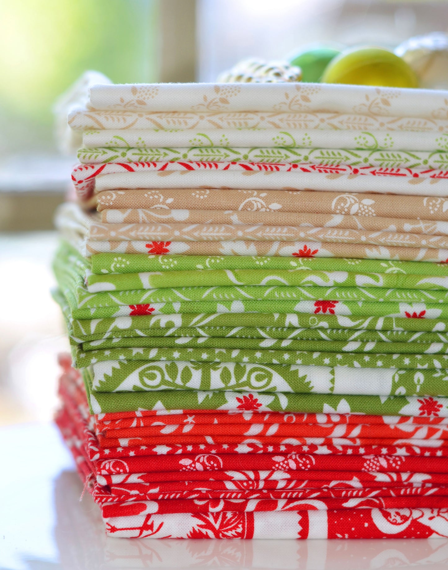 Buon Natale Layer Cake® 35400LC Moda Precuts  quilt fabric Fig Tree Co 10 inch squares
