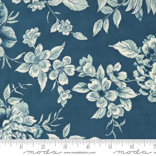 Sandalwood Indigo 44381 14 Moda Fabric BY THE YARD basic 100% cotton quilting by 3 Sisters