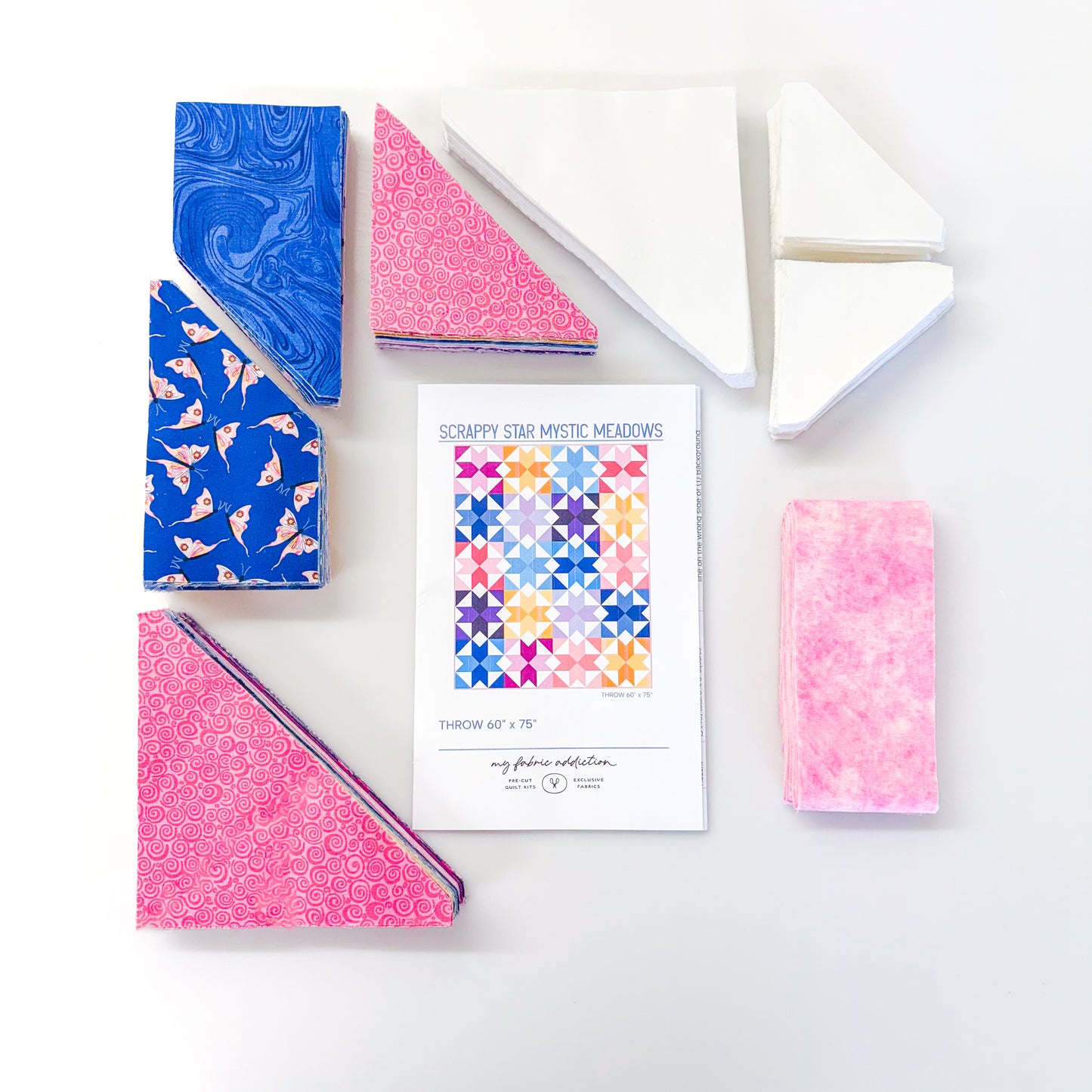 Mystic Scrappy Stars Sew-Ready Quilt Kit