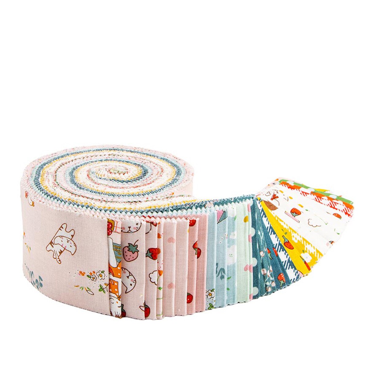 Riley Blake Serendipity 40 piece 2.5-inch Strips Jelly Roll RP-17300-40 by Minki Kim
