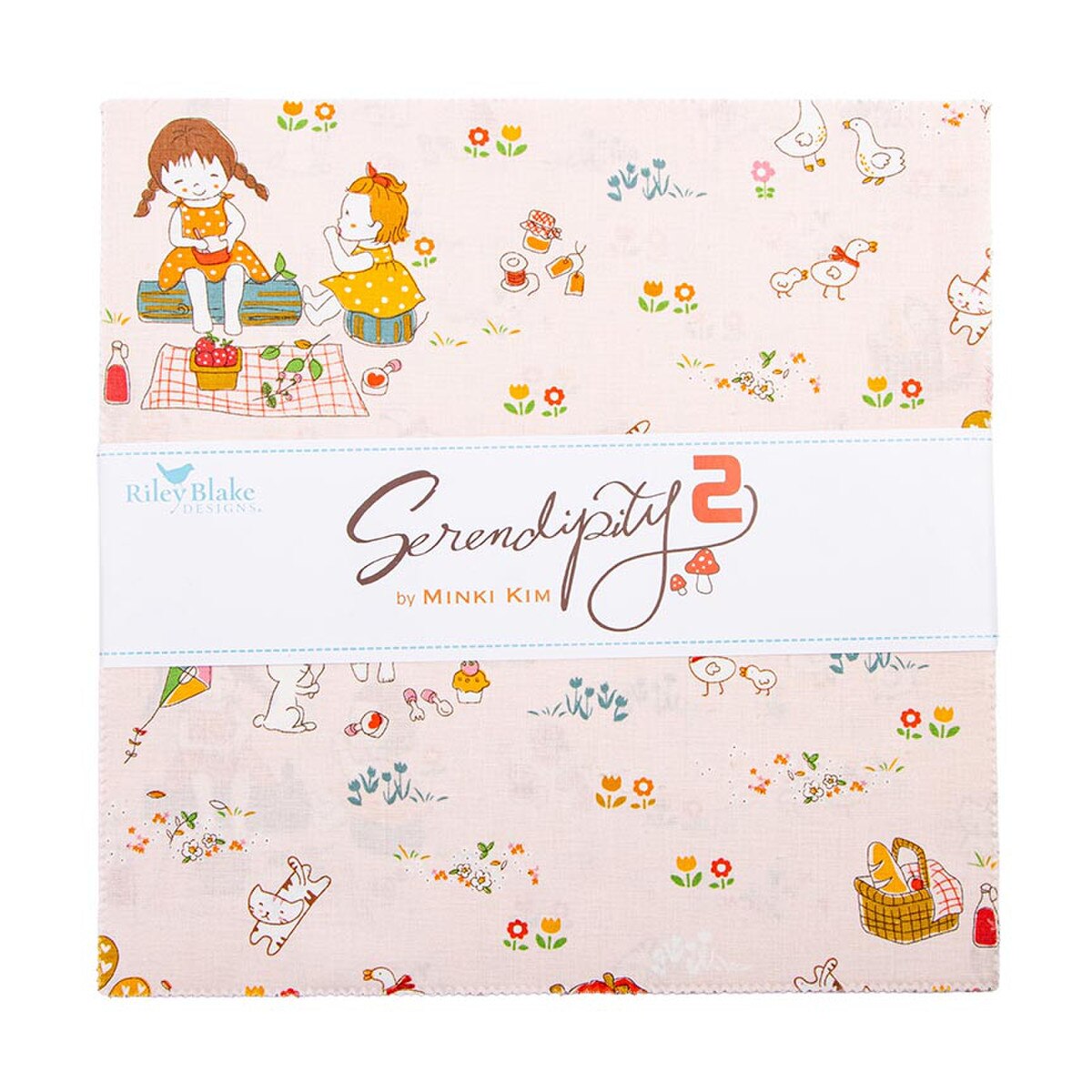 Riley Blake Designs 10-17300-42 Serendipity 2 precut 10 Inch Stacker by Minki Kim