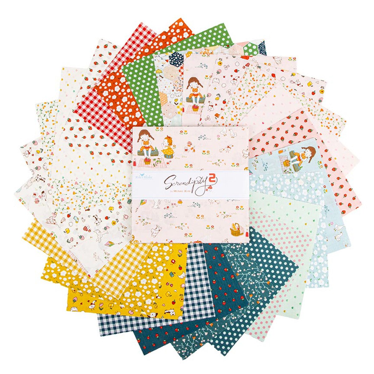 Riley Blake Designs 10-17300-42 Serendipity 2 precut 10 Inch Stacker by Minki Kim