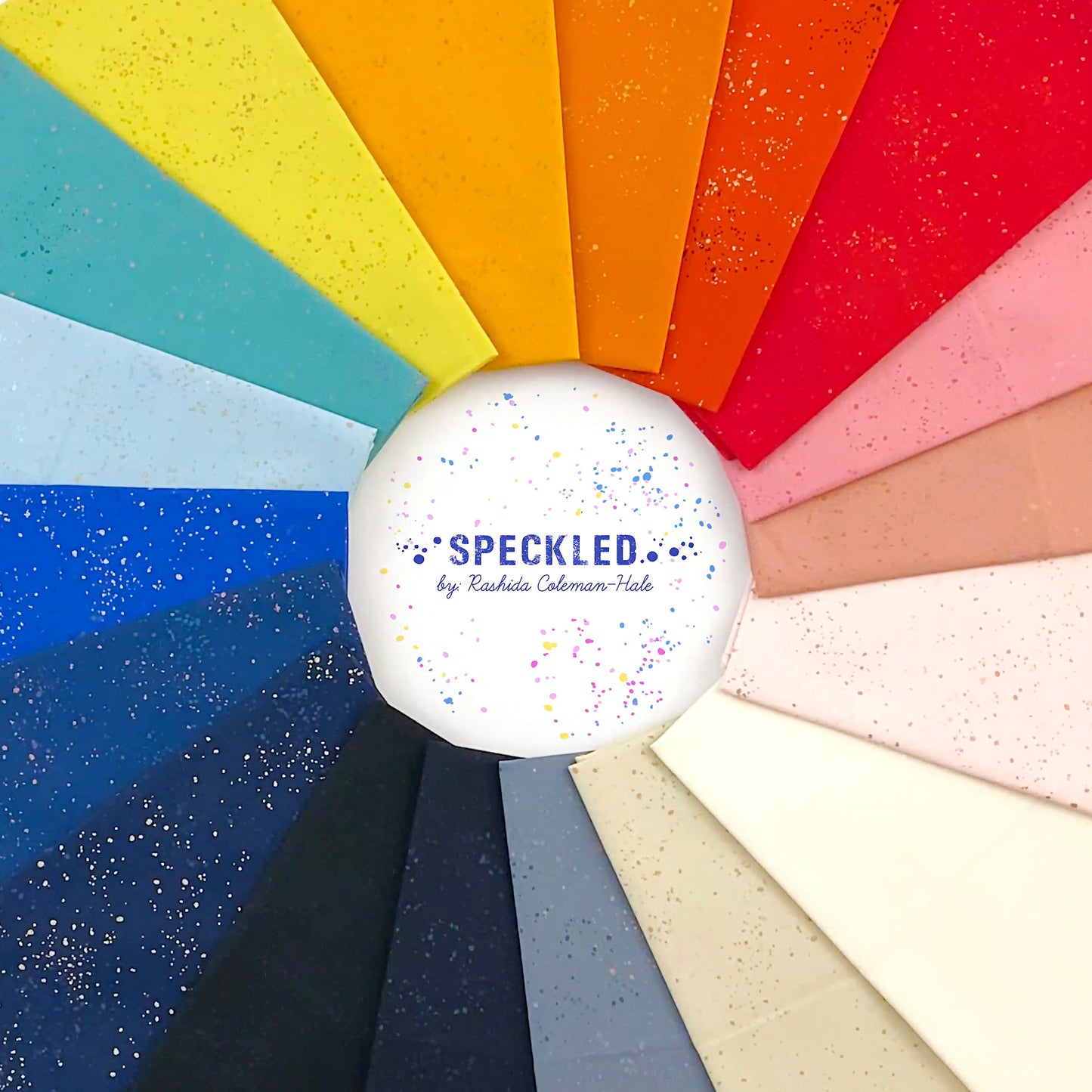 Speckled Layer Cake® RS5027LCN3 Ruby Star Precuts pre cut Layer Cake 10 " squares 100% cotton fabric quilt Rashida Coleman Hale