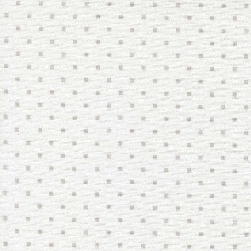 END OF BOLT 921 Moda Fabrics Camille Roskelley Squares Creme Gray A Cat Named Stitch Background 100% cotton quilting fabric