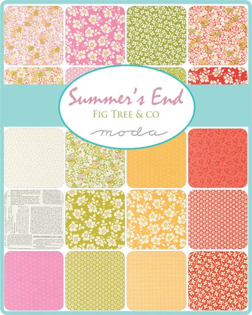 Summers End Jelly Roll® 35430JR Moda Precuts Jelly Roll 100% cotton fabric quilt strips by Fig Tree Co