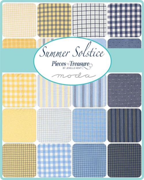 Summer Solstice Wov Layer Cake® 12224LC Moda Precuts 10" squares quilt fabric by Pieces To Treasure
