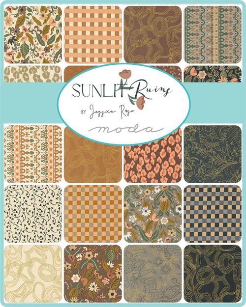 Sunlit Ruins Layer Cake® 38160LC Moda Precuts 100% cotton quilting fabric 10" squares quilt fabric by Jessica Rose