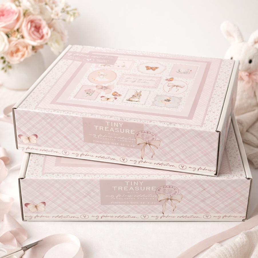 Tiny Treasure Easy Snuggle Quilt Kit - (PlushMere Backing Included)